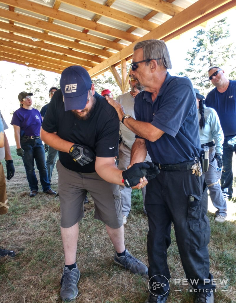 In addition to trigger time you should be getting training in handgun retention and force-on-force. Be a well-rounded shooter, not just some guy who punches holes in paper while standing still on a firing line.