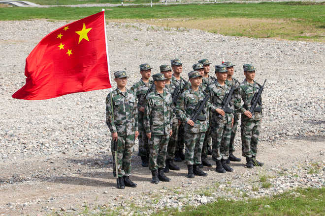 Chinese Army in Ladakh