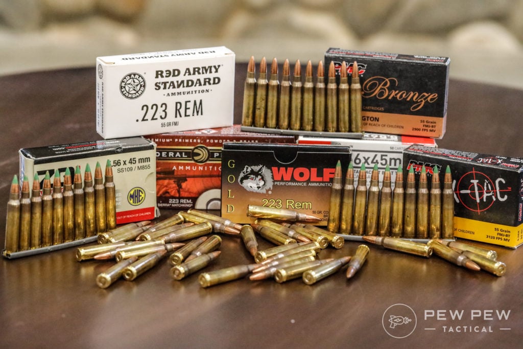 Popular 5.56 and .223 Ammo