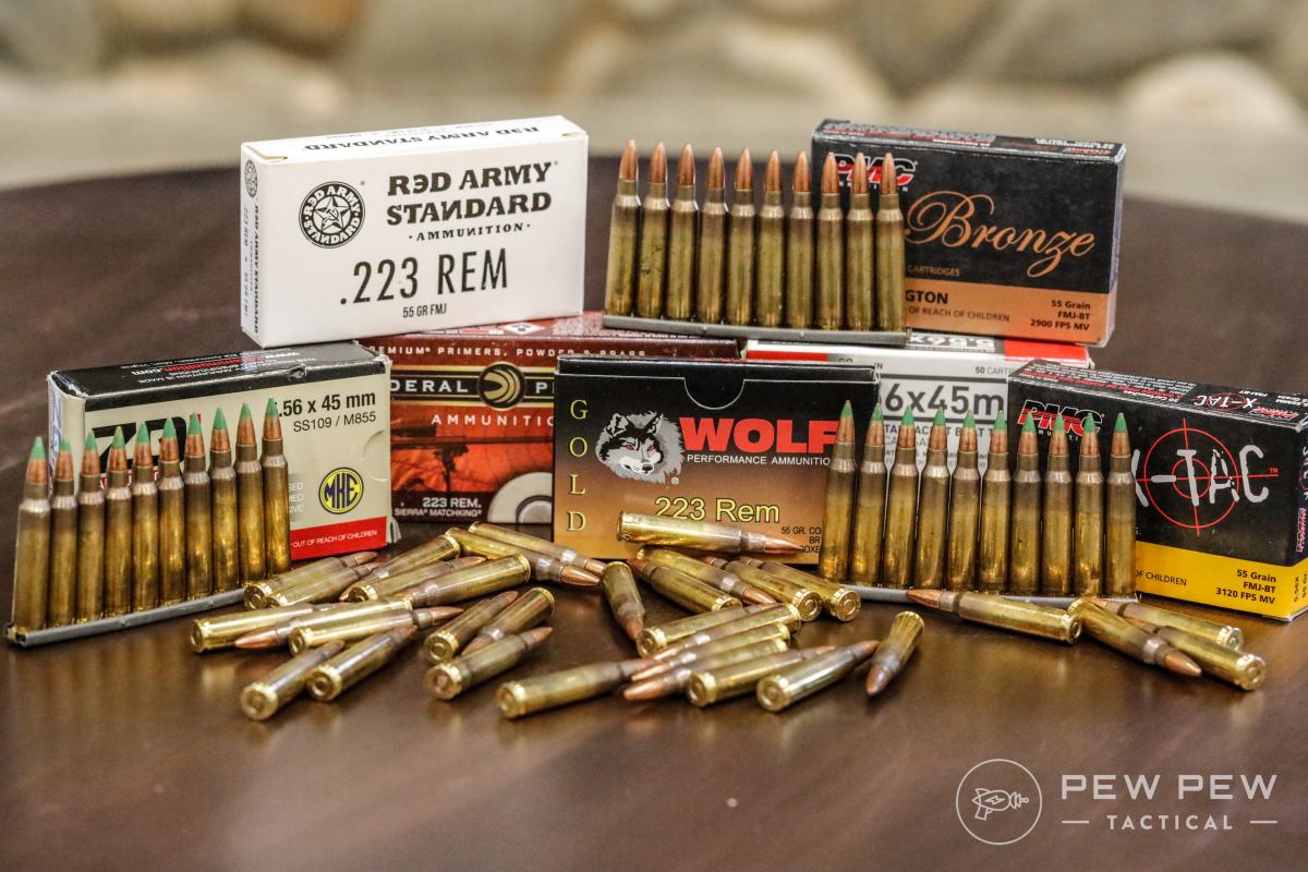 Best AR-15 Ammo (5.56/.223) of 2024: Range & Defense - Pew Pew Tactical