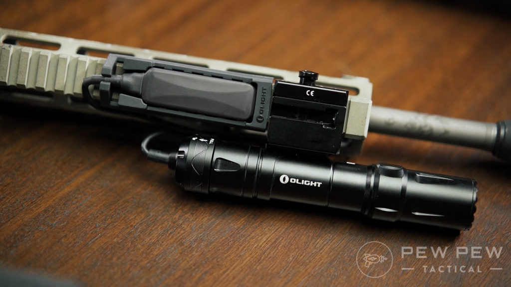 8. Olight Odin mit Druckkissen