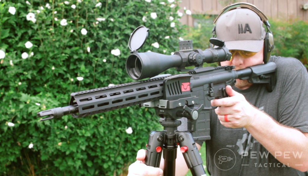 Sig Sauer 716i Tread AR-10 sniper johnny shooting