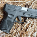 Taurus G3C in the hay