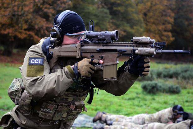 MK17 USAF CCT Training with partner forces in Europe, 2012