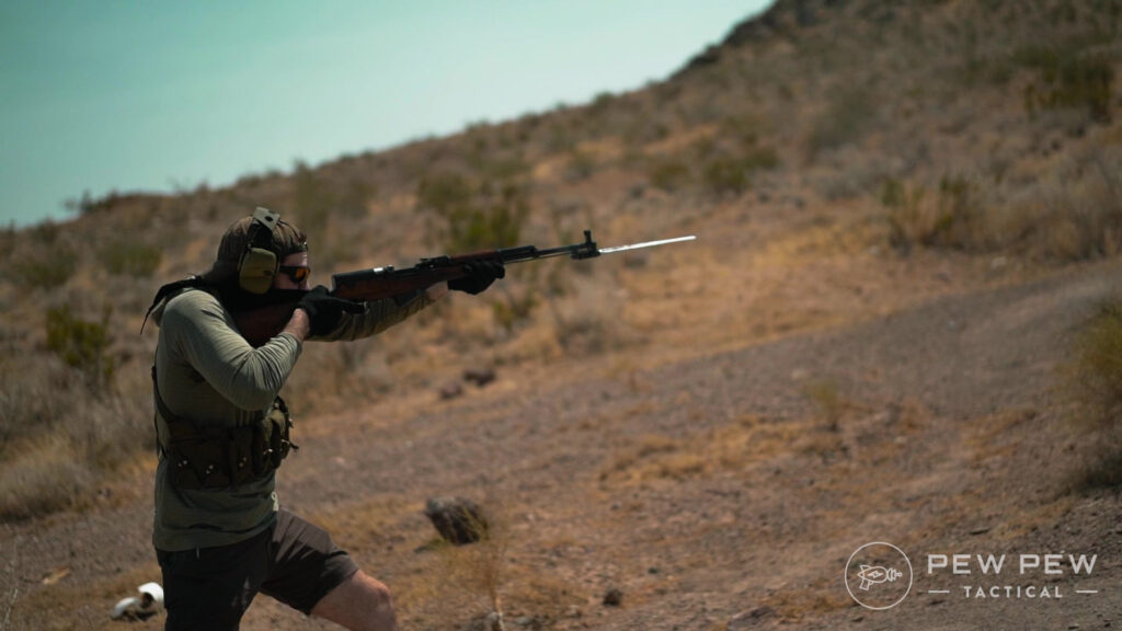 Type 56 SKS Firing with Bayonet