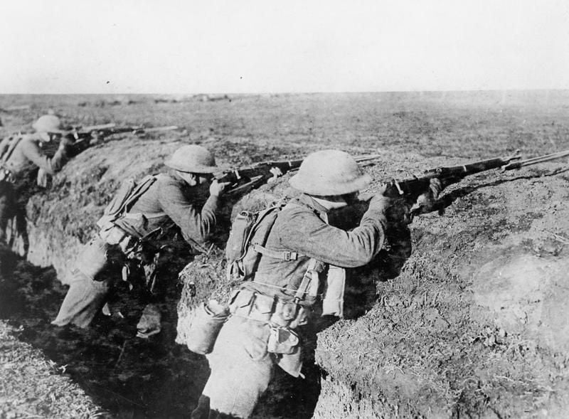 US Marines with M1903s in 1918