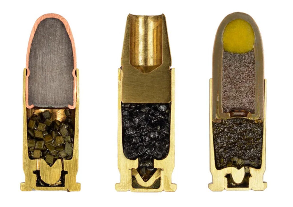 Cartridges Cut In Half