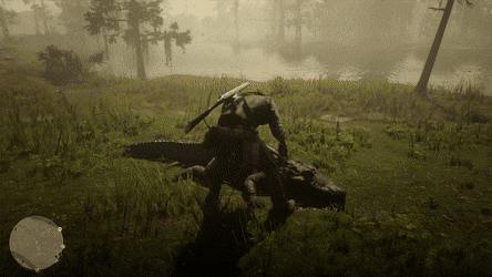 red dead skinning