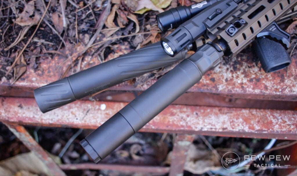 Silencer Central Banish 30 Side by Side on Rifles