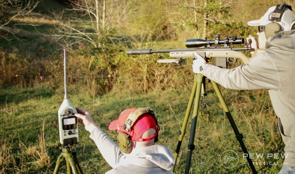 Silencer Central Banish 30 Measuring Decibels