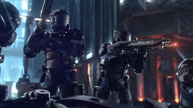 Cyberpunk police