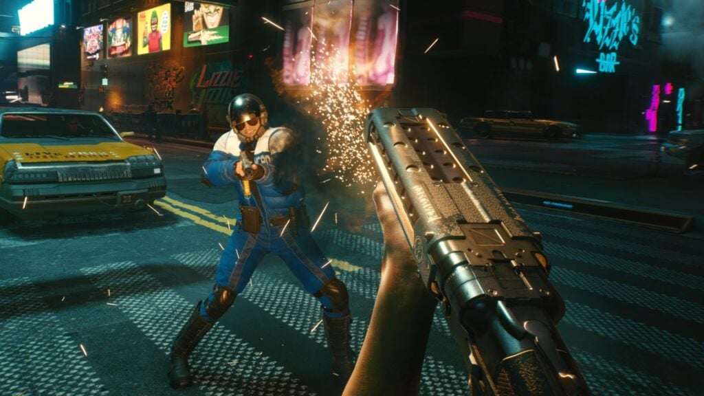 Cyberpunk shotgun
