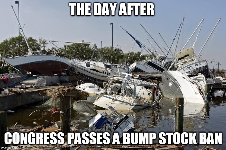 Boating Accident Meme Bump Stock