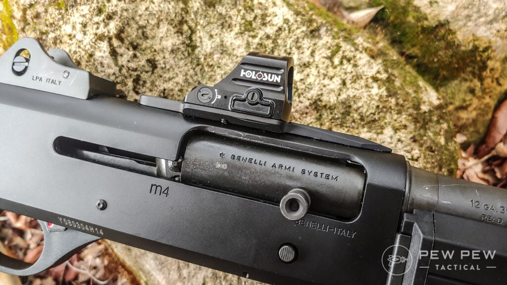 Holosun 507C on a Benelli M4