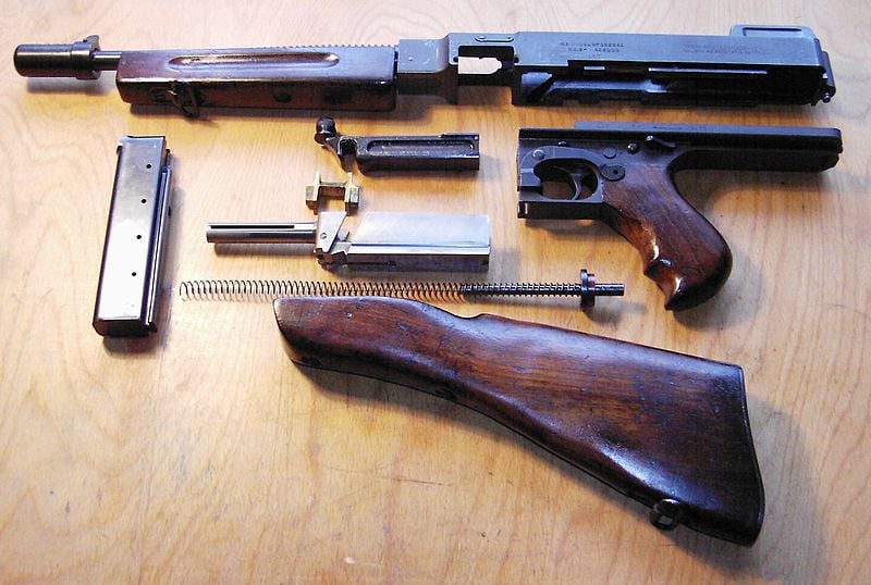 Thompson M1928A1 Field Stripped