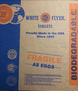 Product Image for White Flyer Biodegradable Targets