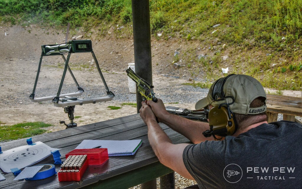 45 Colt Shooting Revolver