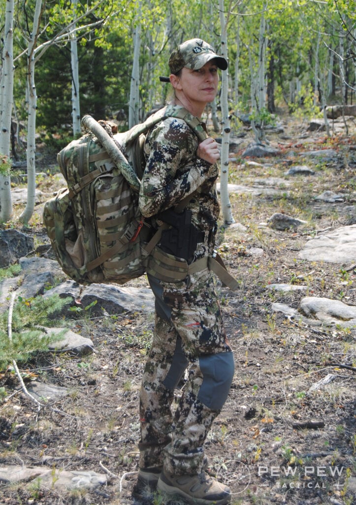 Alice Sitka Gear on the hunt!