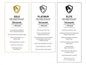 USCCA Membership Tiers