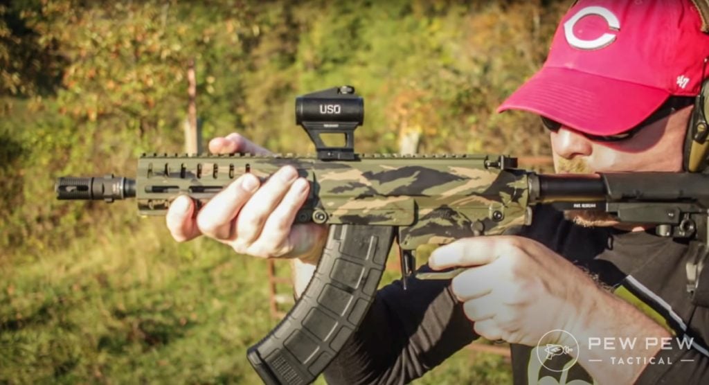 CMMG Banshee MK47 Shooting