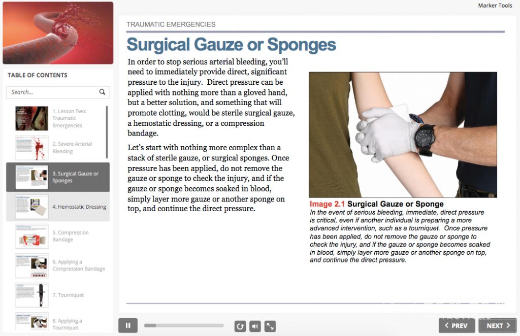 USCCA Medical, Gauze