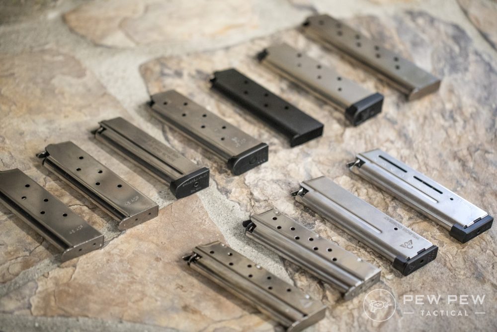 6 Best 1911 Magazines .45 ACP and 9mm Pew Pew Tactical