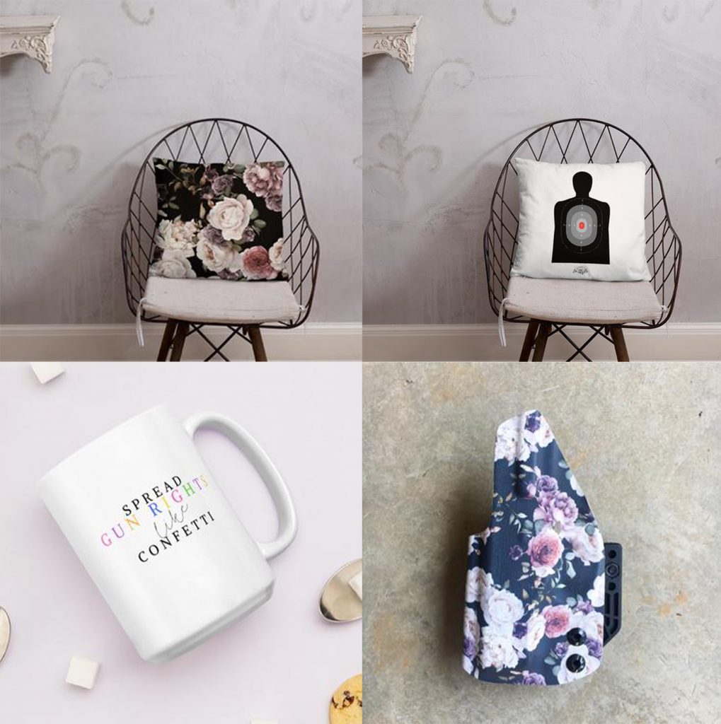 Armed in Style Product Collage
