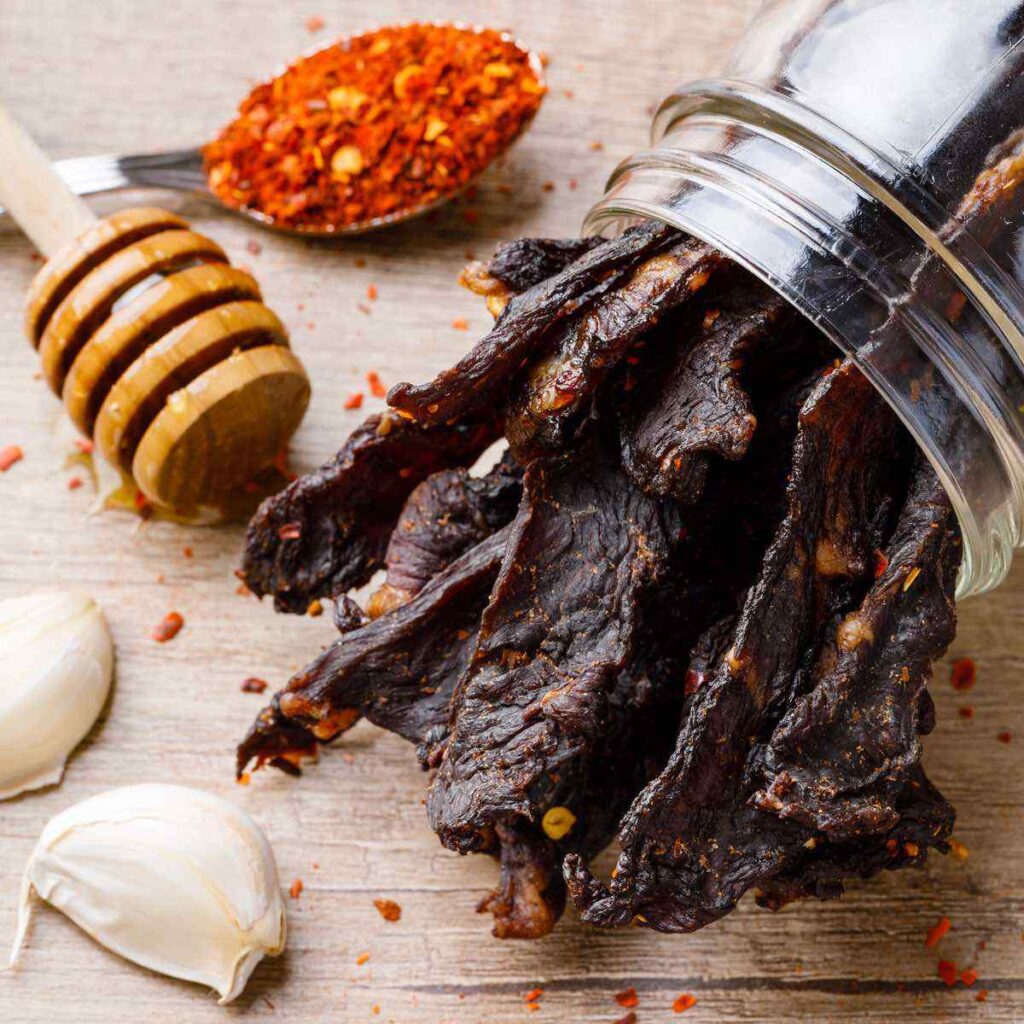 Even more beef jerky in a jar