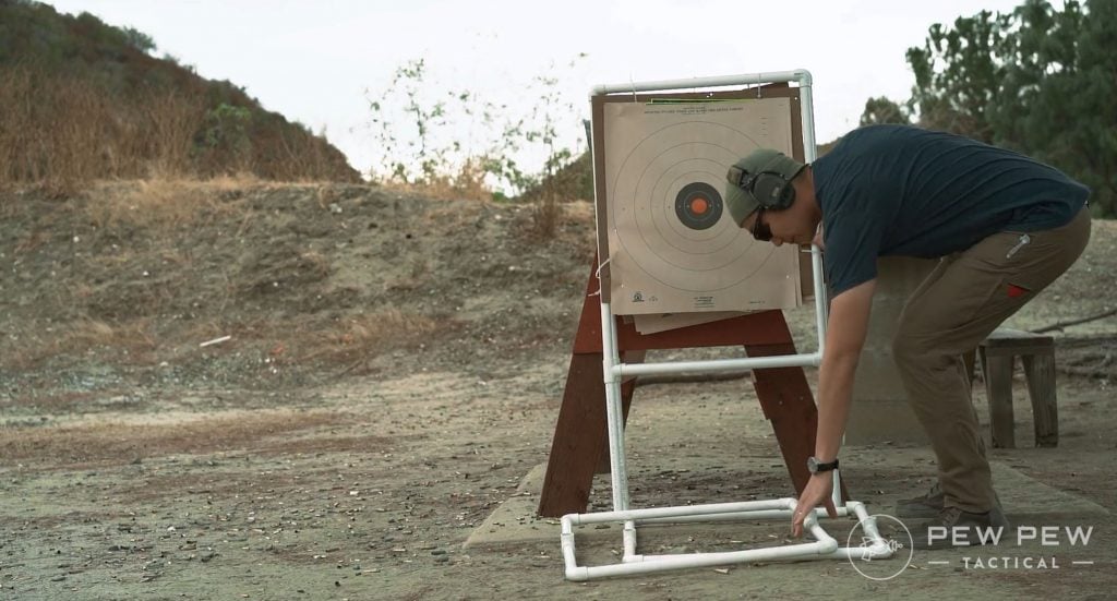 Grabbing Targets to Setup at Range