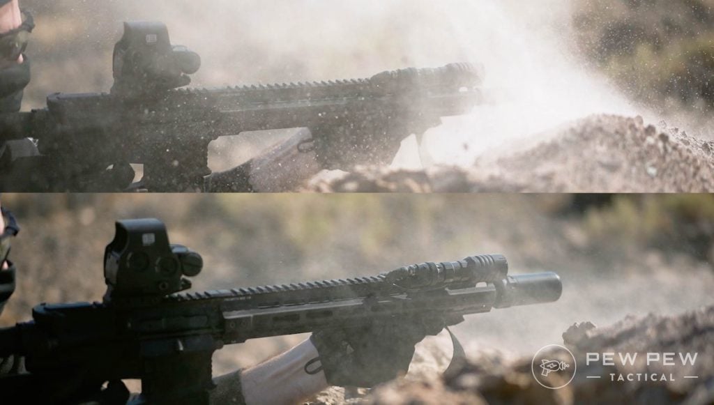 SureFire SOCOM and Warden Side by Side