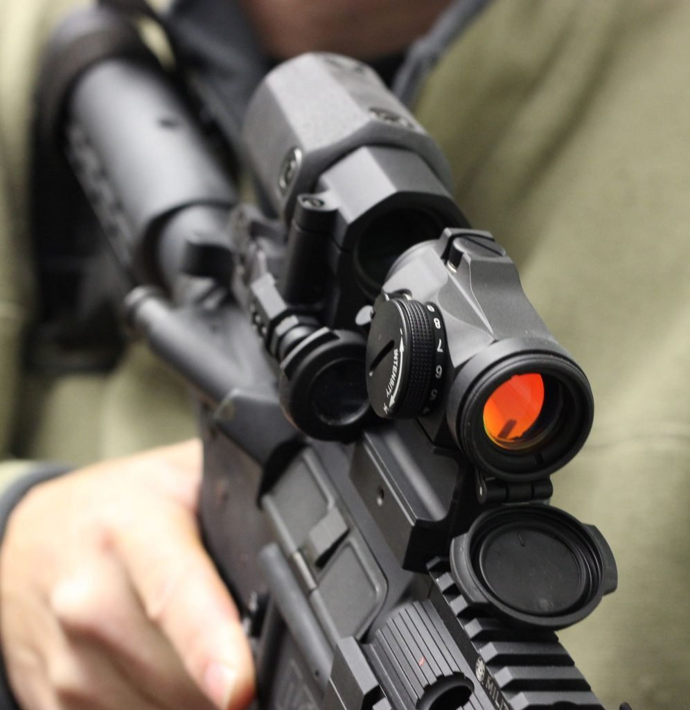 Aimpoint 3X-C Magnifier on Rifle
