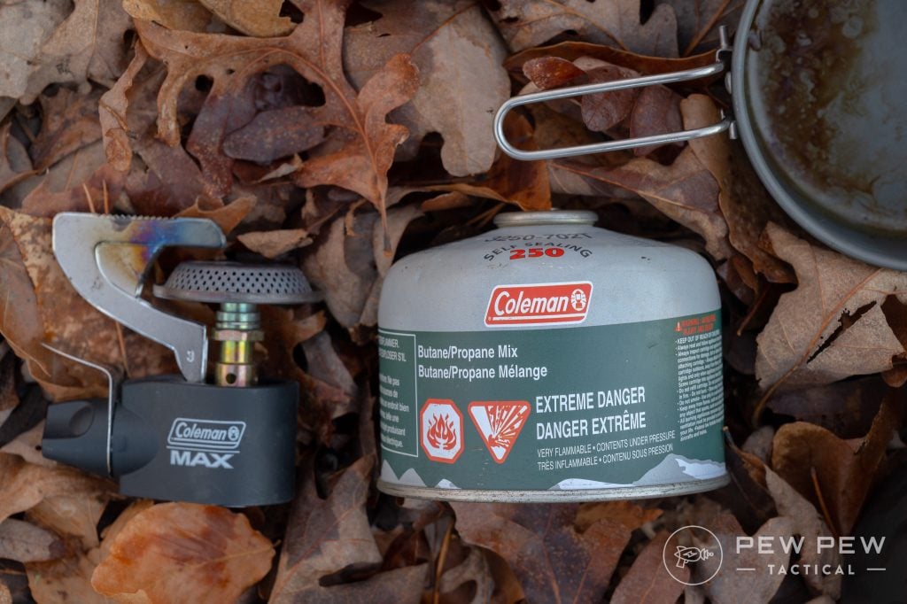 Coleman max stove and fuel