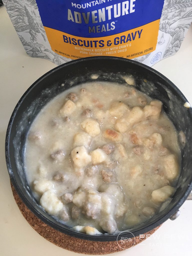 Best MRE Mountain House Adventure Biscuits Gravy