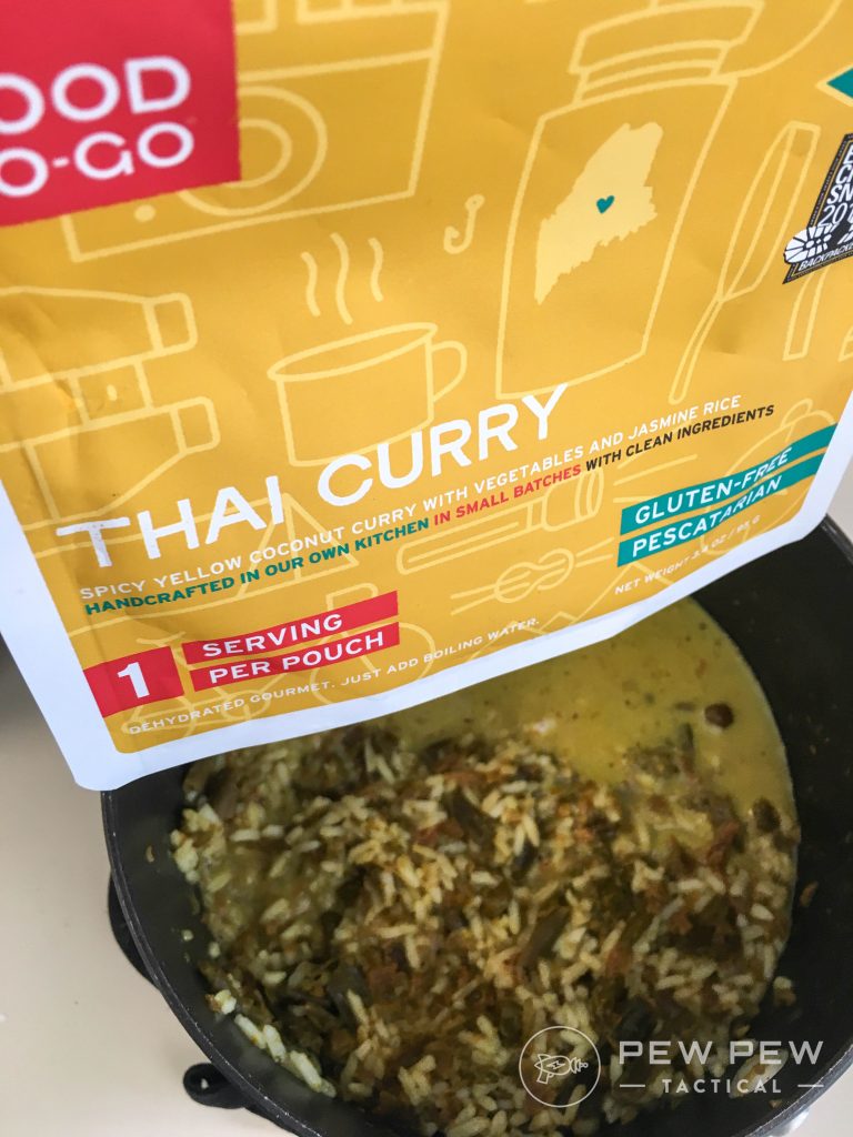 Best MRE Good to Go Thai Curry