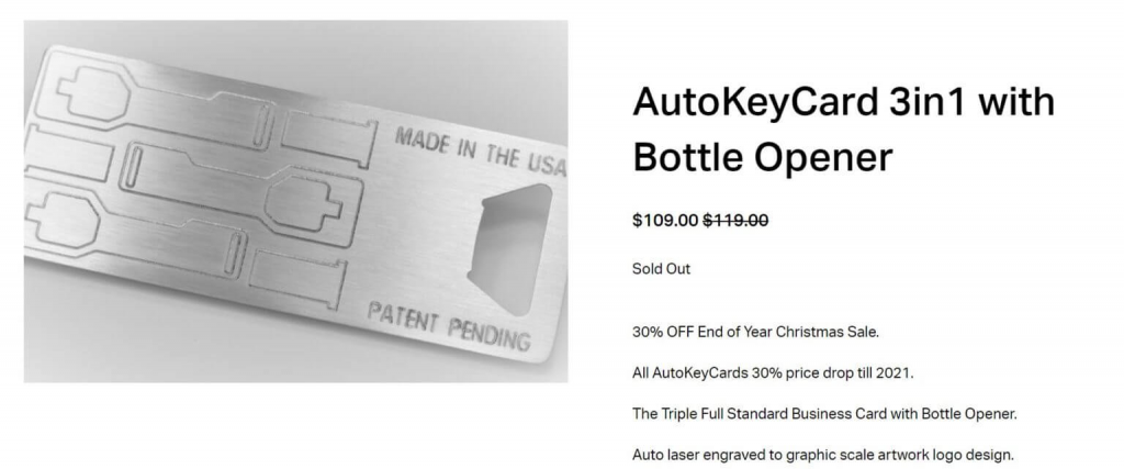 AutoKeyCard