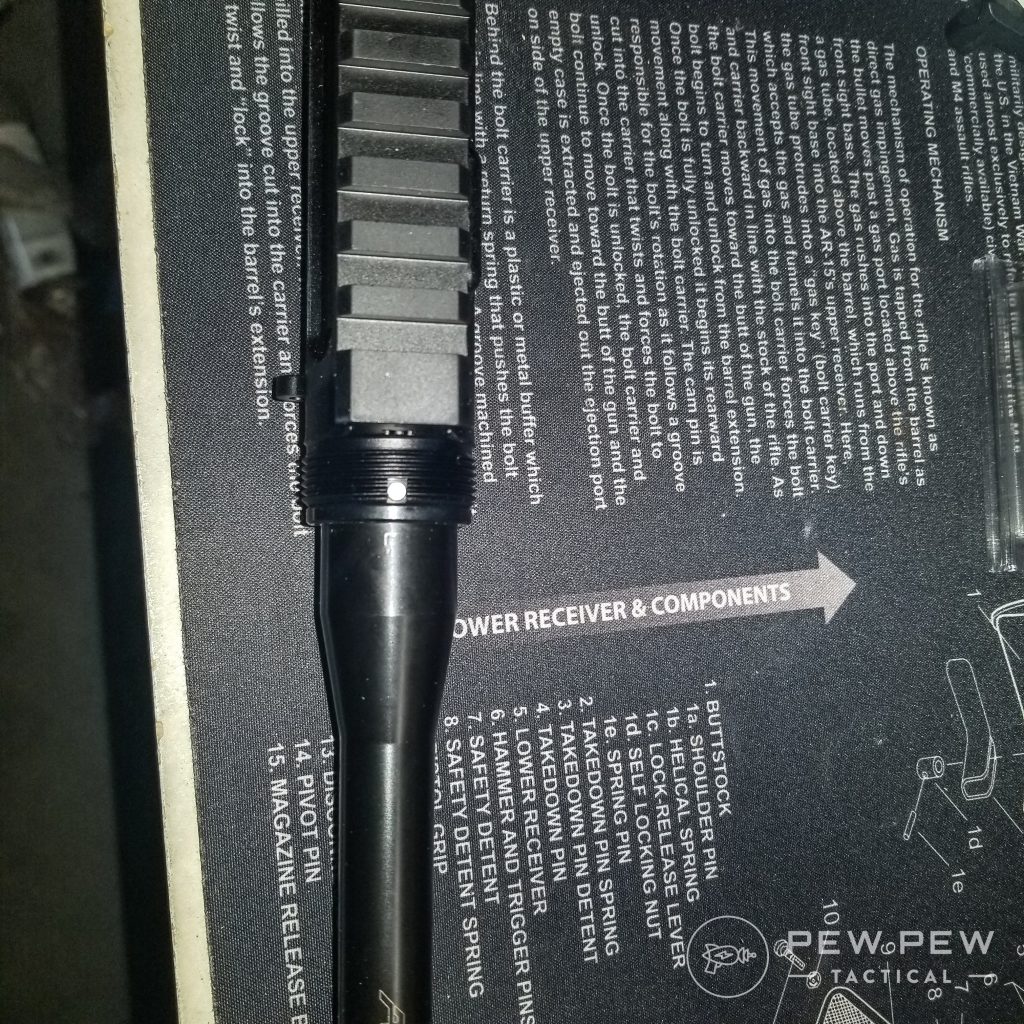 Barrel installed