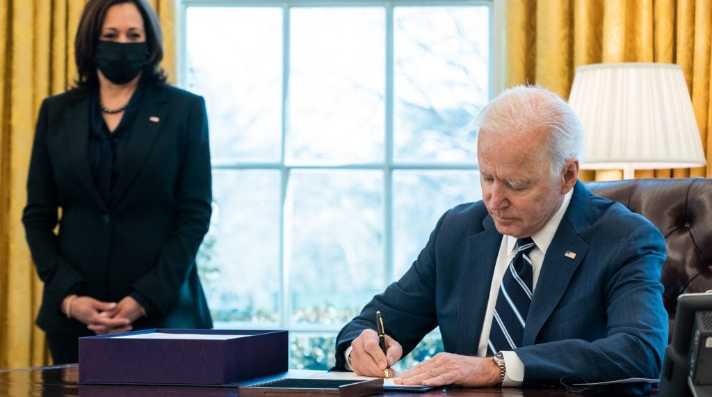 Biden Signs