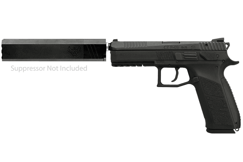 CZ P-09 Suppress Ready with Suppressor