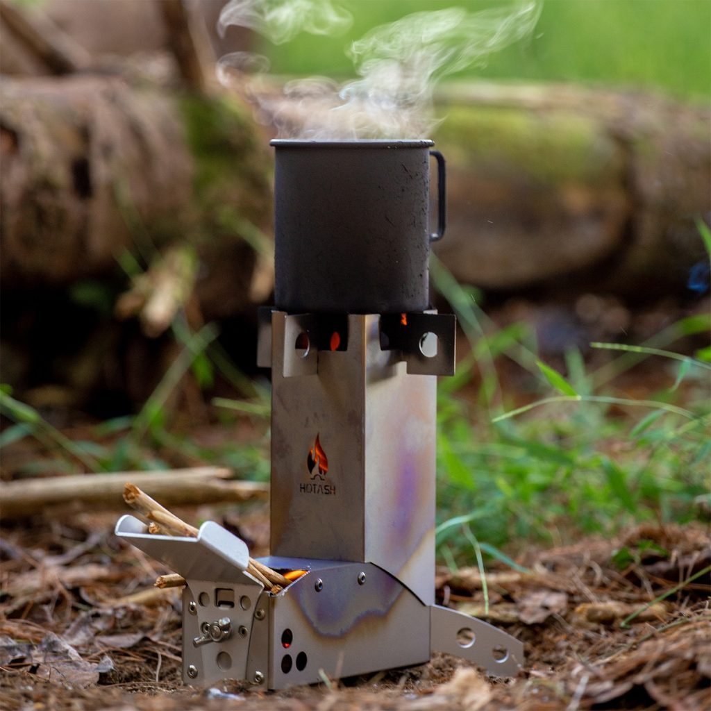 Hot Ash Mini with a camp cup