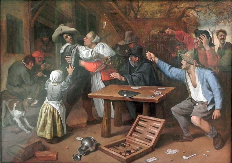 Jan Steen Kartenspiel Streit