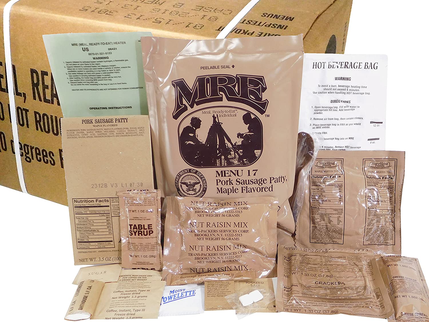 5 Pack Army Tin Cans – Fred SF Opener Military Surplus Camping MRE EDC Ration