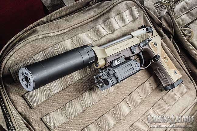 Beretta M9A3 with supressor