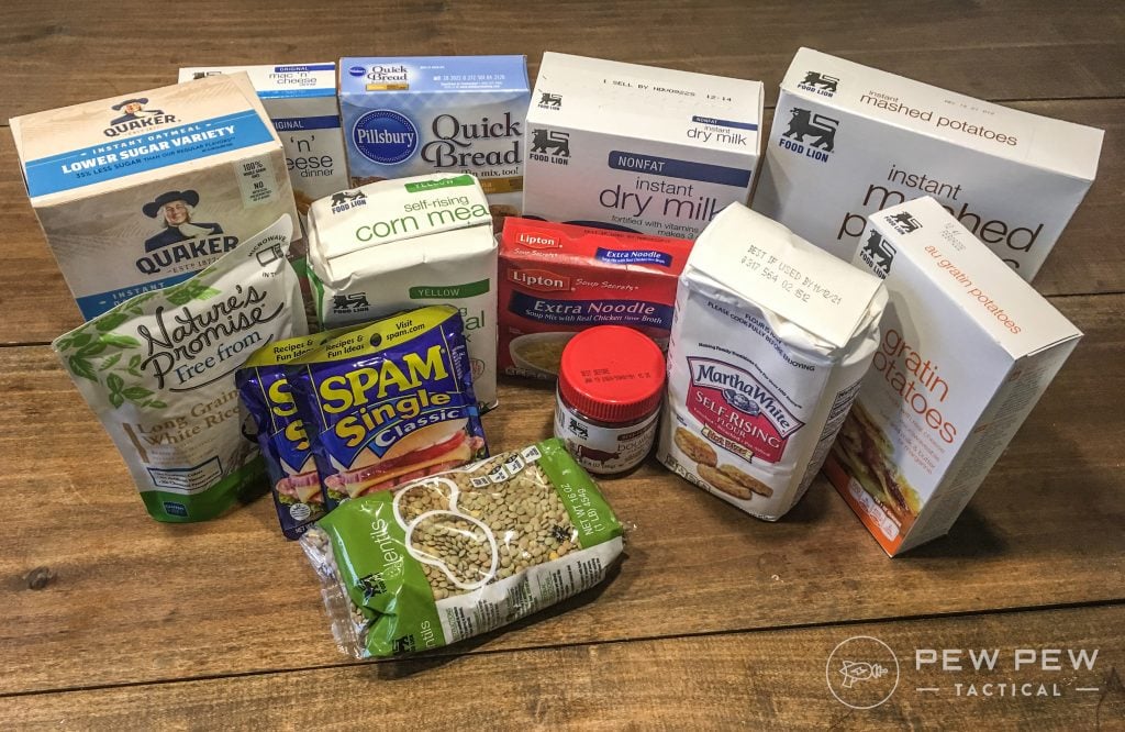 DIY MRE Groceries