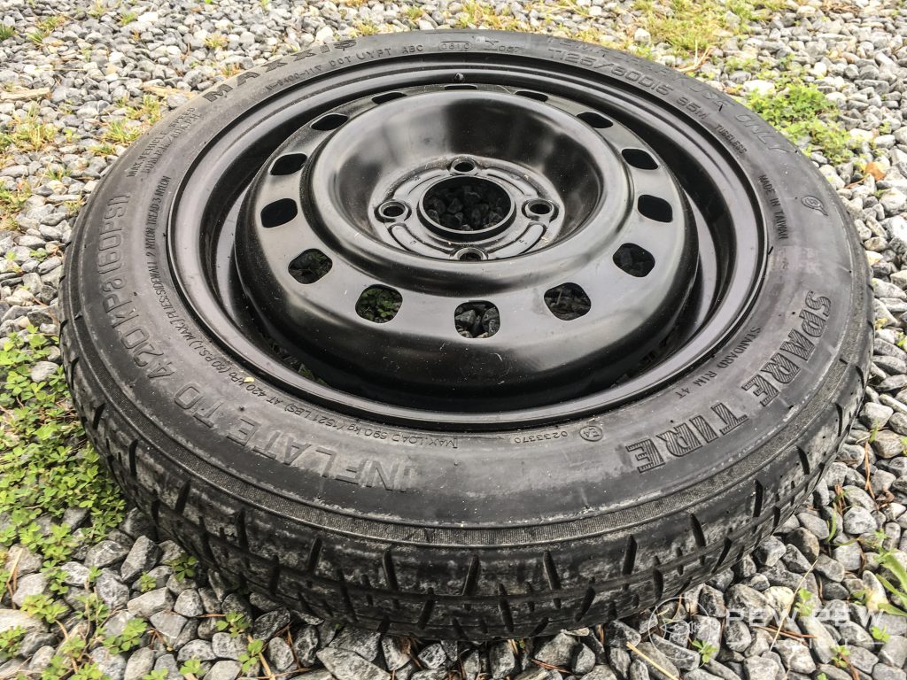 10. Prep Garage Spare Tire