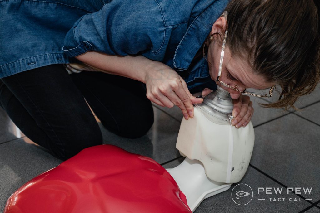 CPR Mask Breathing