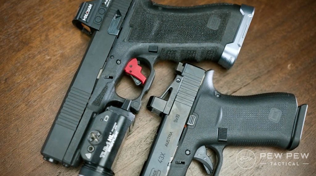 Glock G43X and Custom Glock