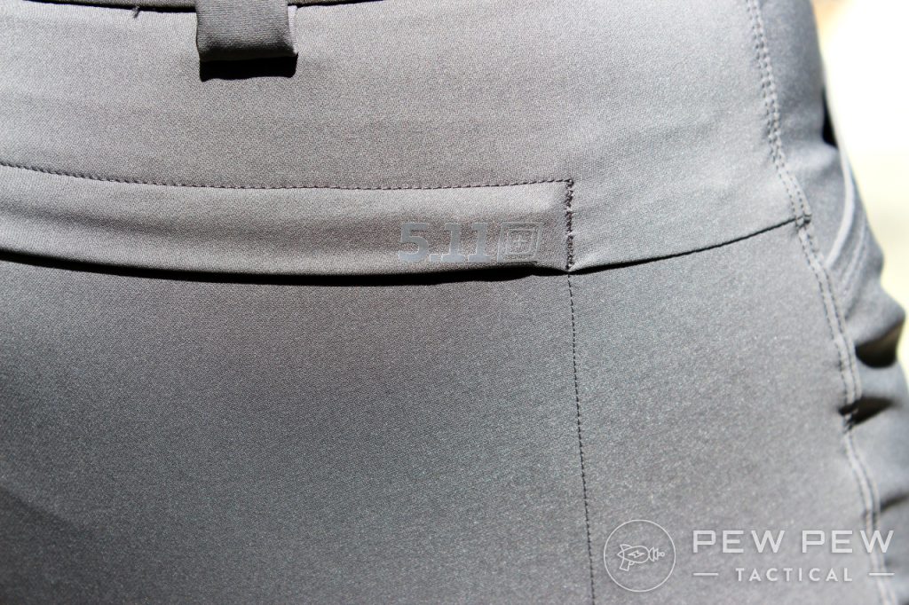 5.11 Shella Pant logo detail