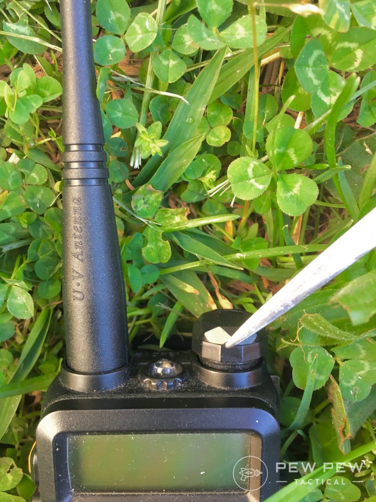 Baofeng UV-5R volume/power
