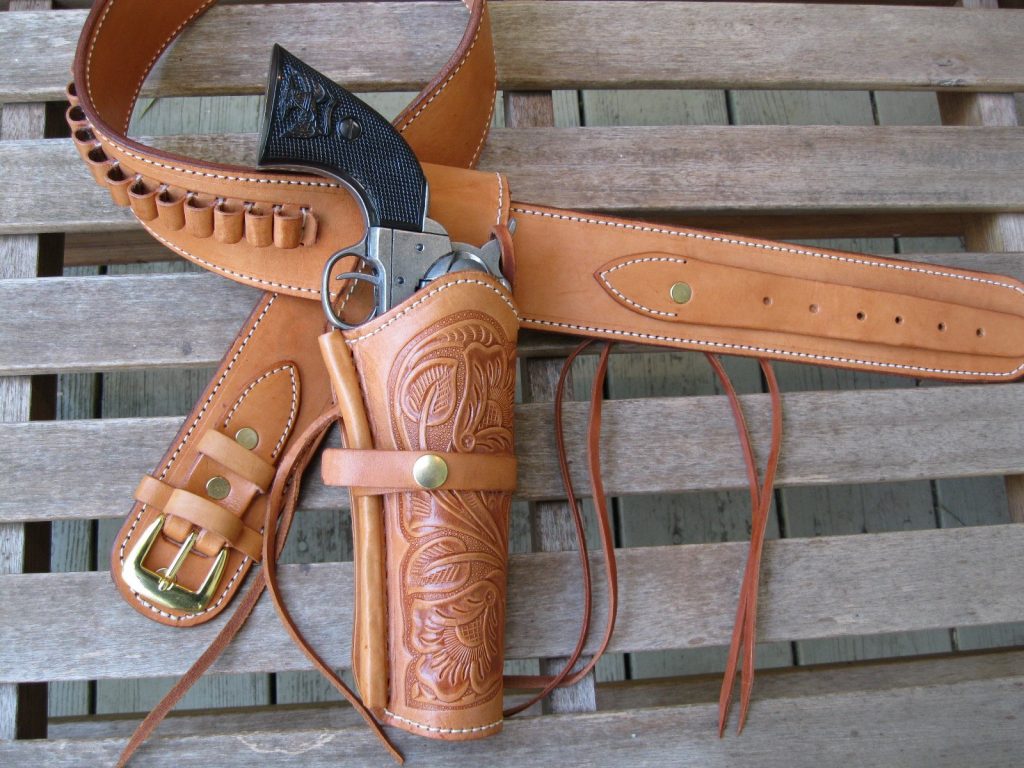 Bull Creek Leather Western Gun Belt