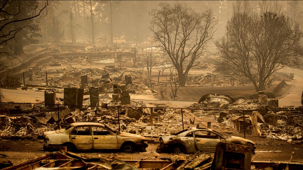 The Camp Fire 2018 (Picture: ABC7 San Francisco)